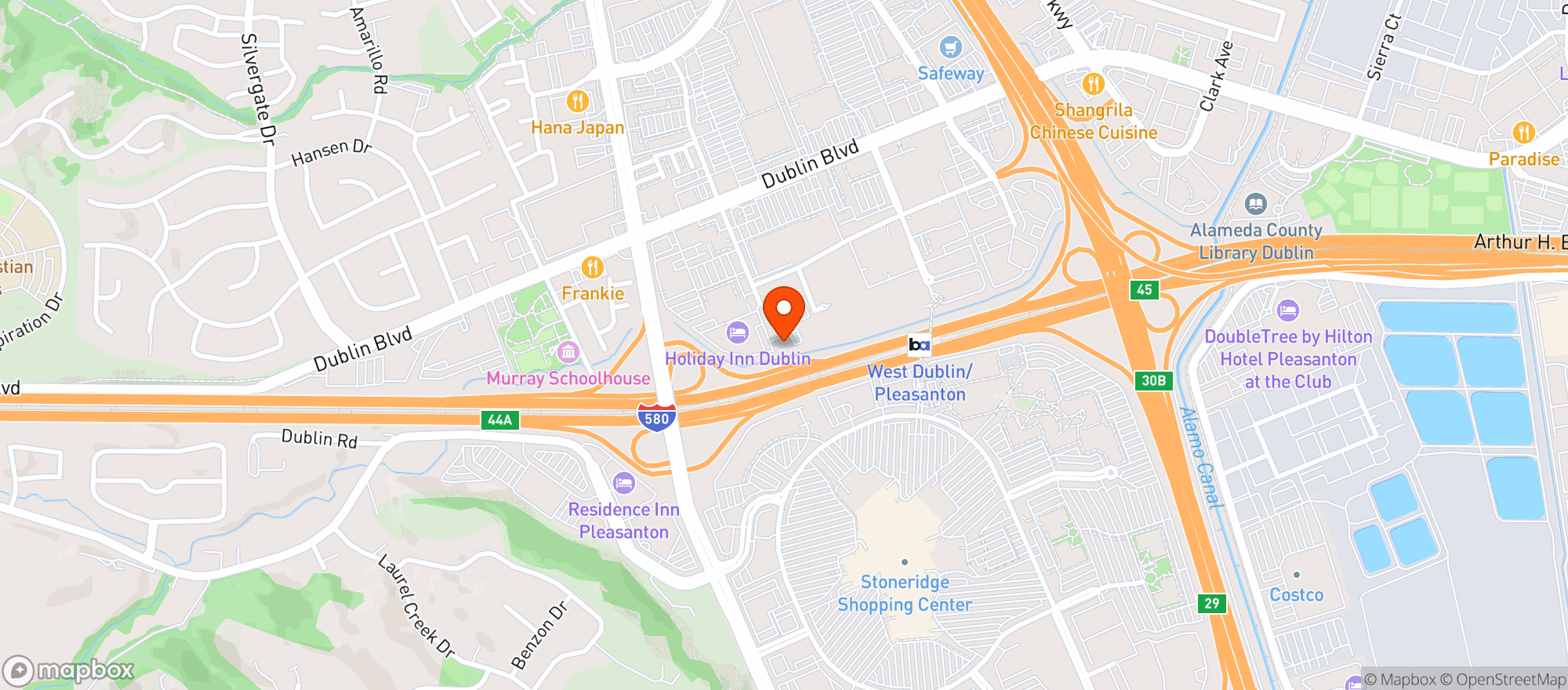 Map showing Outback Steakhouse #523