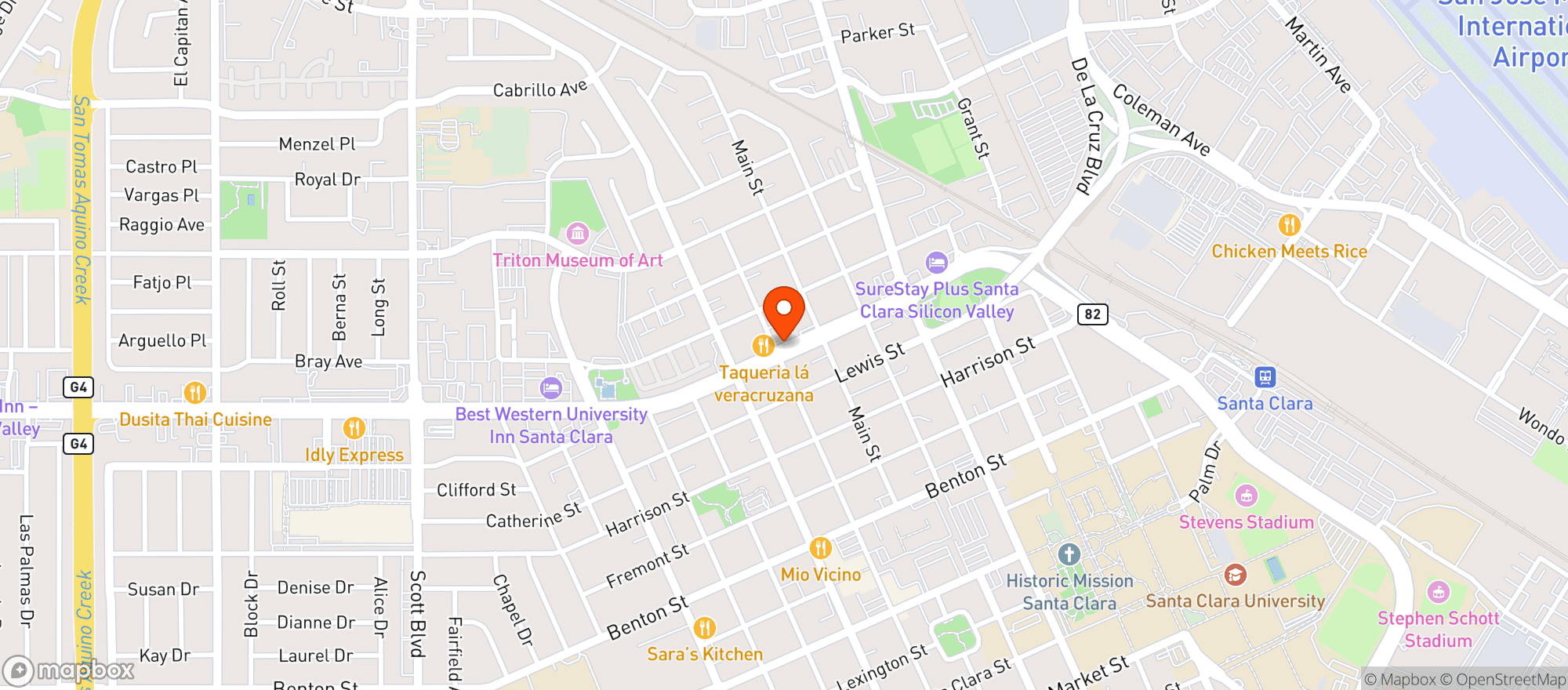 Map showing Save Max Liquor