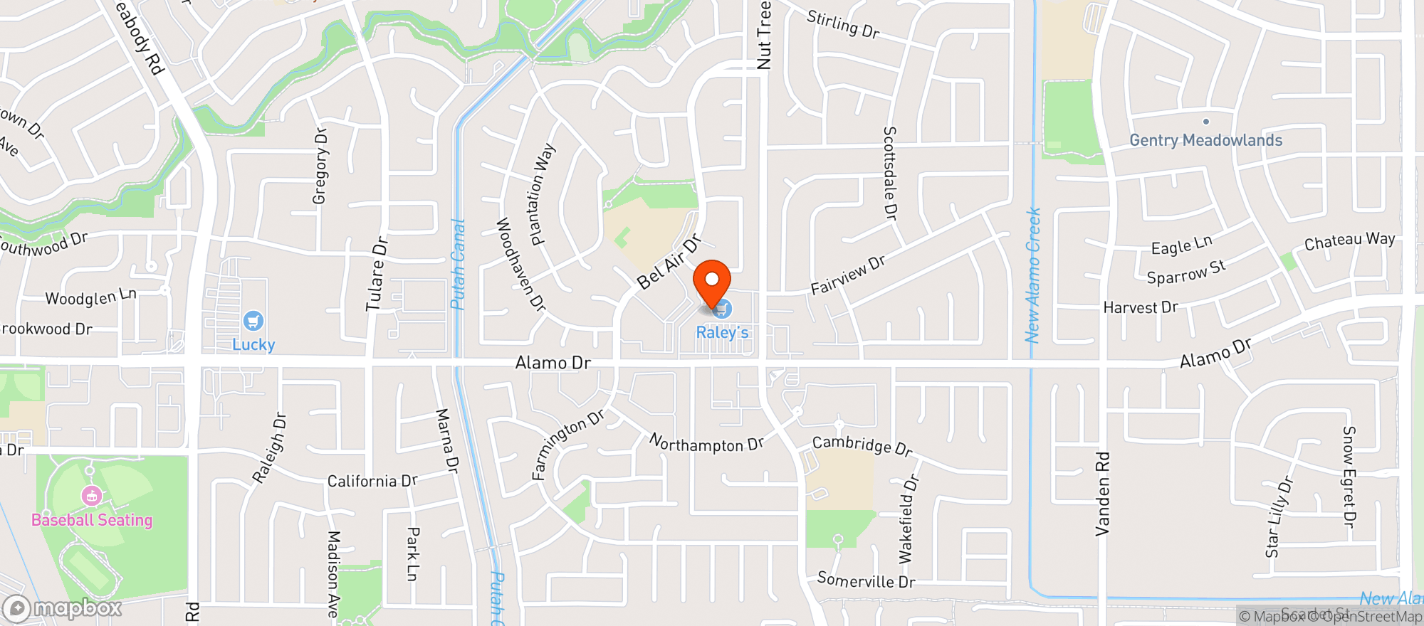 Map showing Raleys (Vacaville) - 002500344