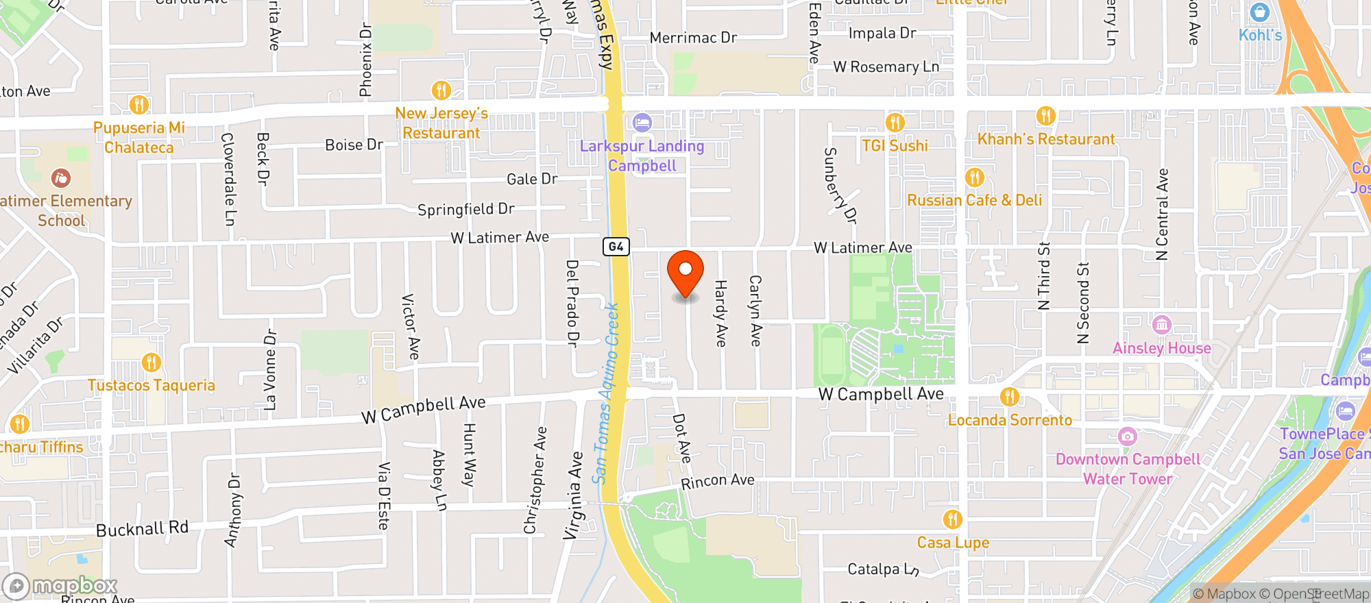 Map showing Cloud City Supply