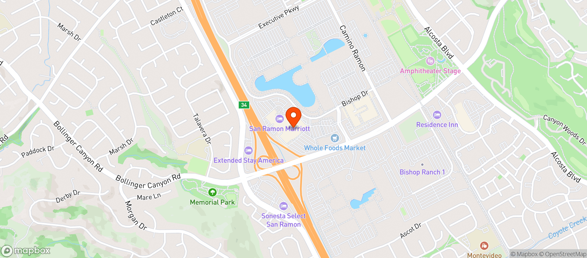Map showing Target