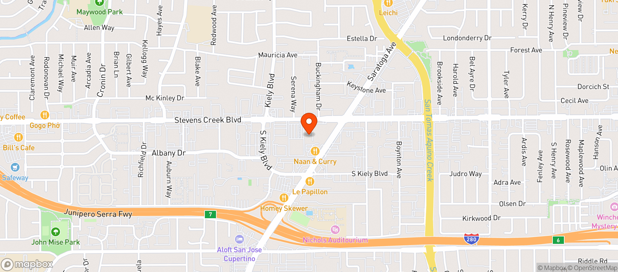 Map showing Walmart Neighborhood Market