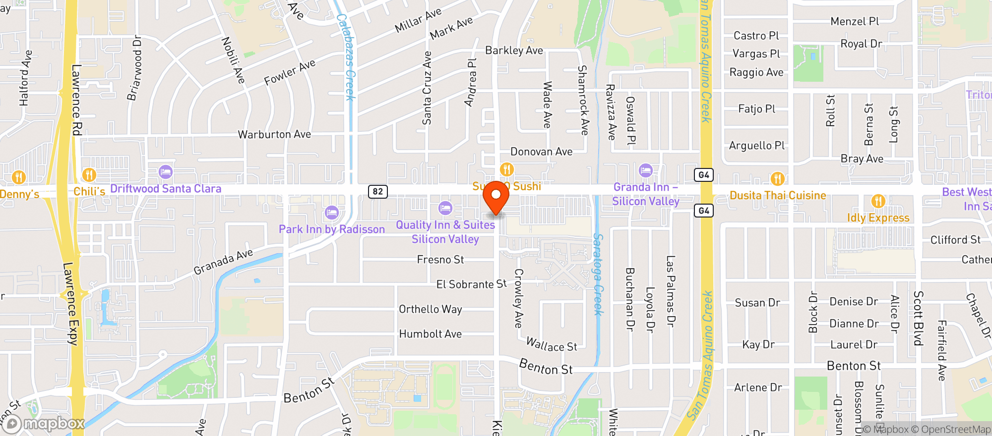 Map showing Mels Mini Mart