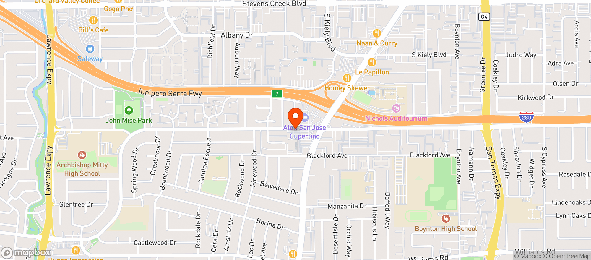 Map showing Redi Room