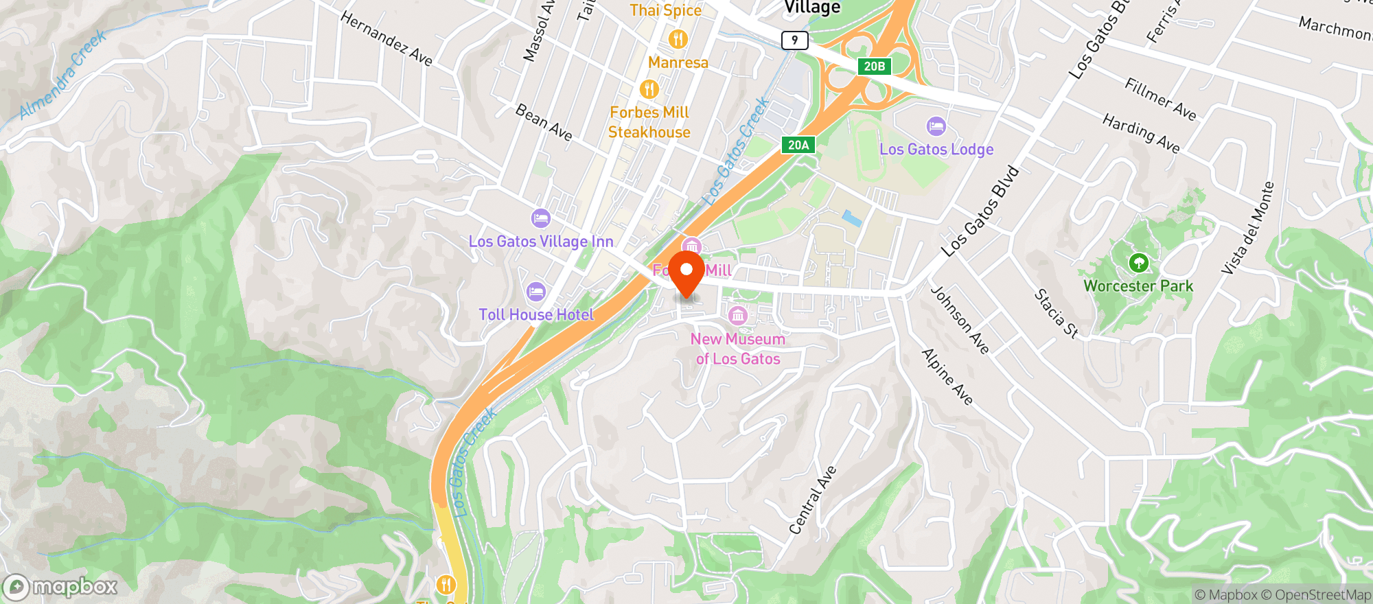 Map showing Dar Restaurant And Bar