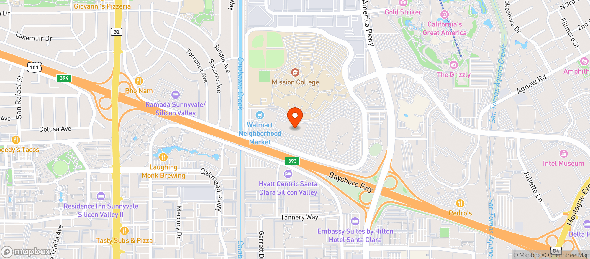 Map showing Amc Mercado 20 #447