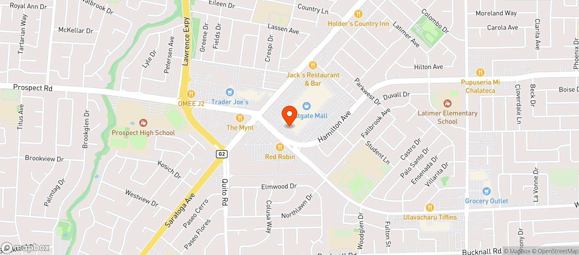Map showing Target