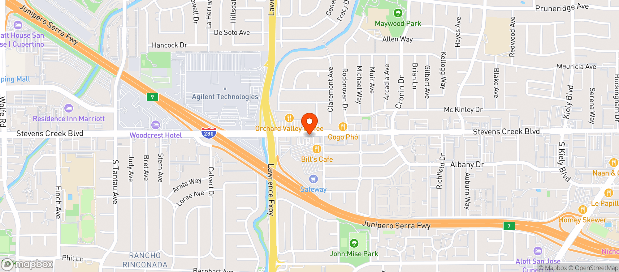 Map showing Total Wine & More