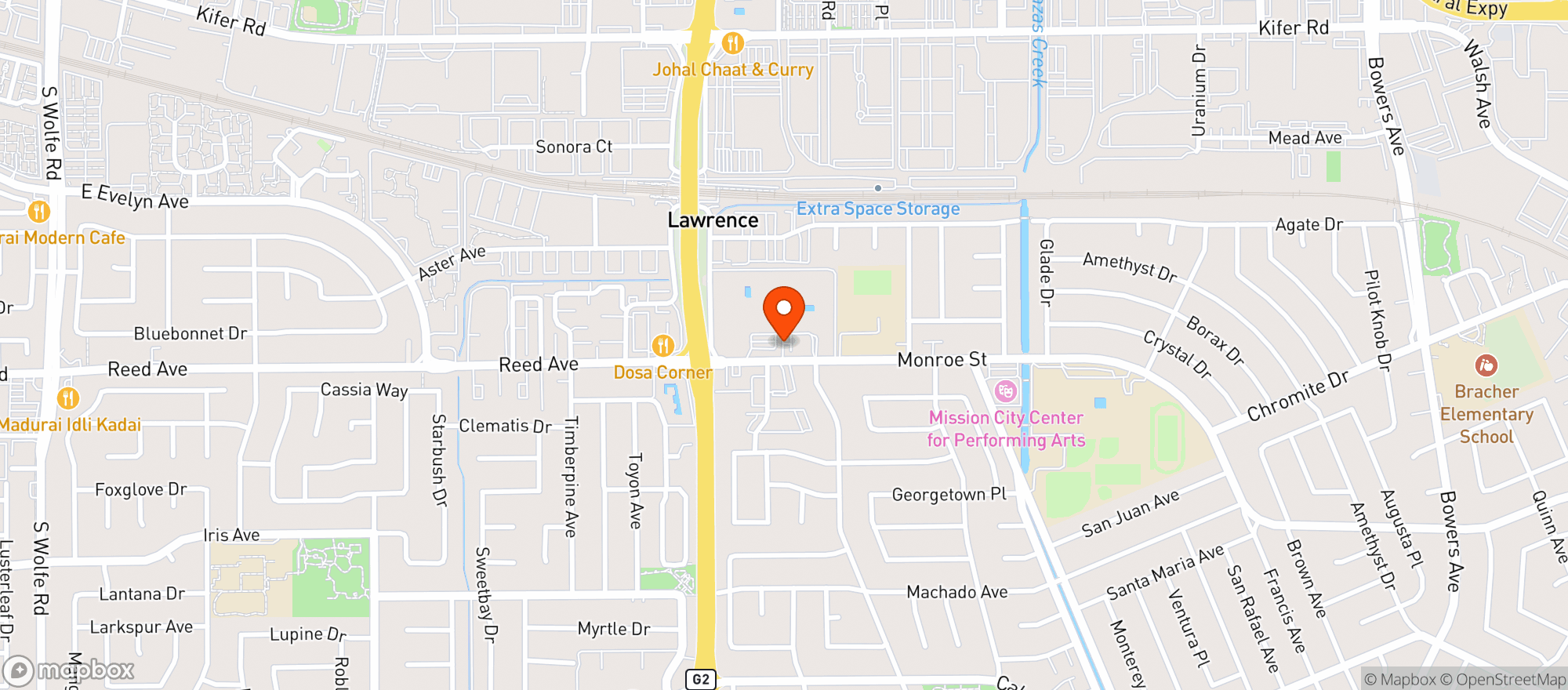 Map showing Nob Hill Foods #636