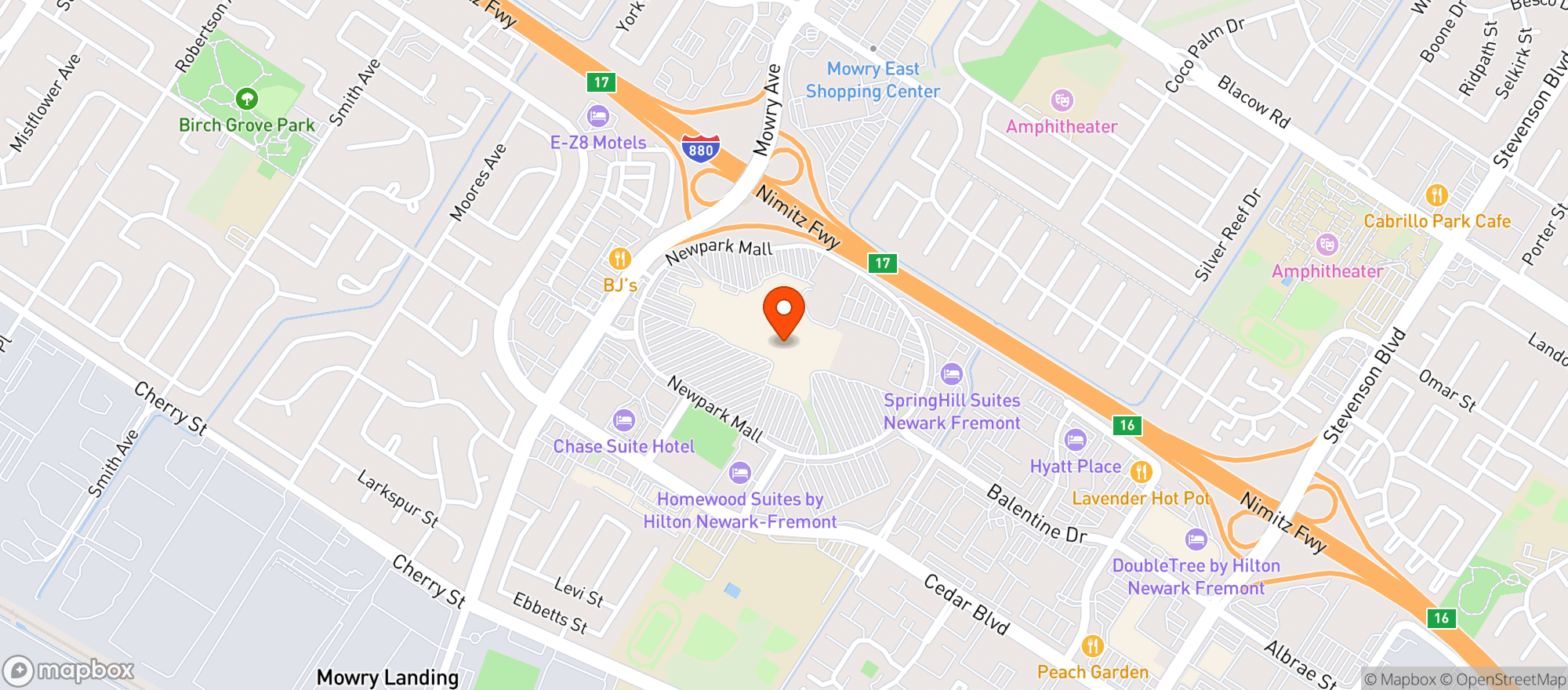 Map showing Amc Newpark 12 #456