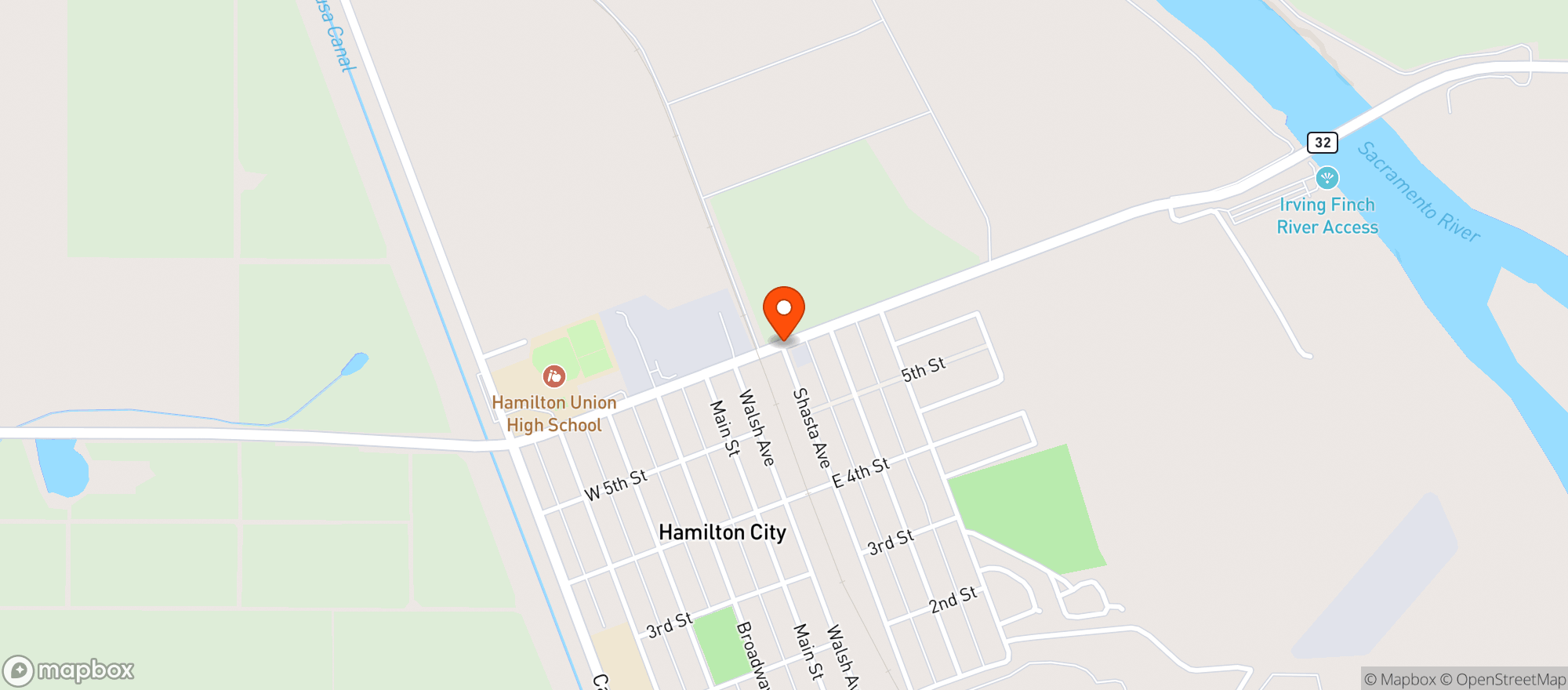 Map showing Dino Mart