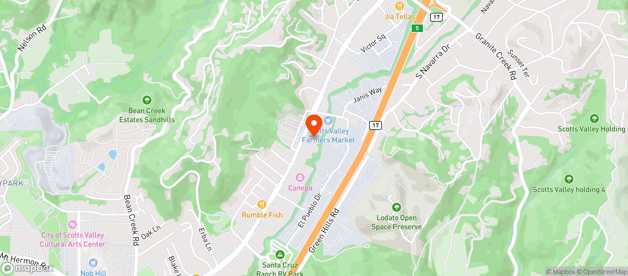 Map showing Four Points By Sheraton #Sjcfv