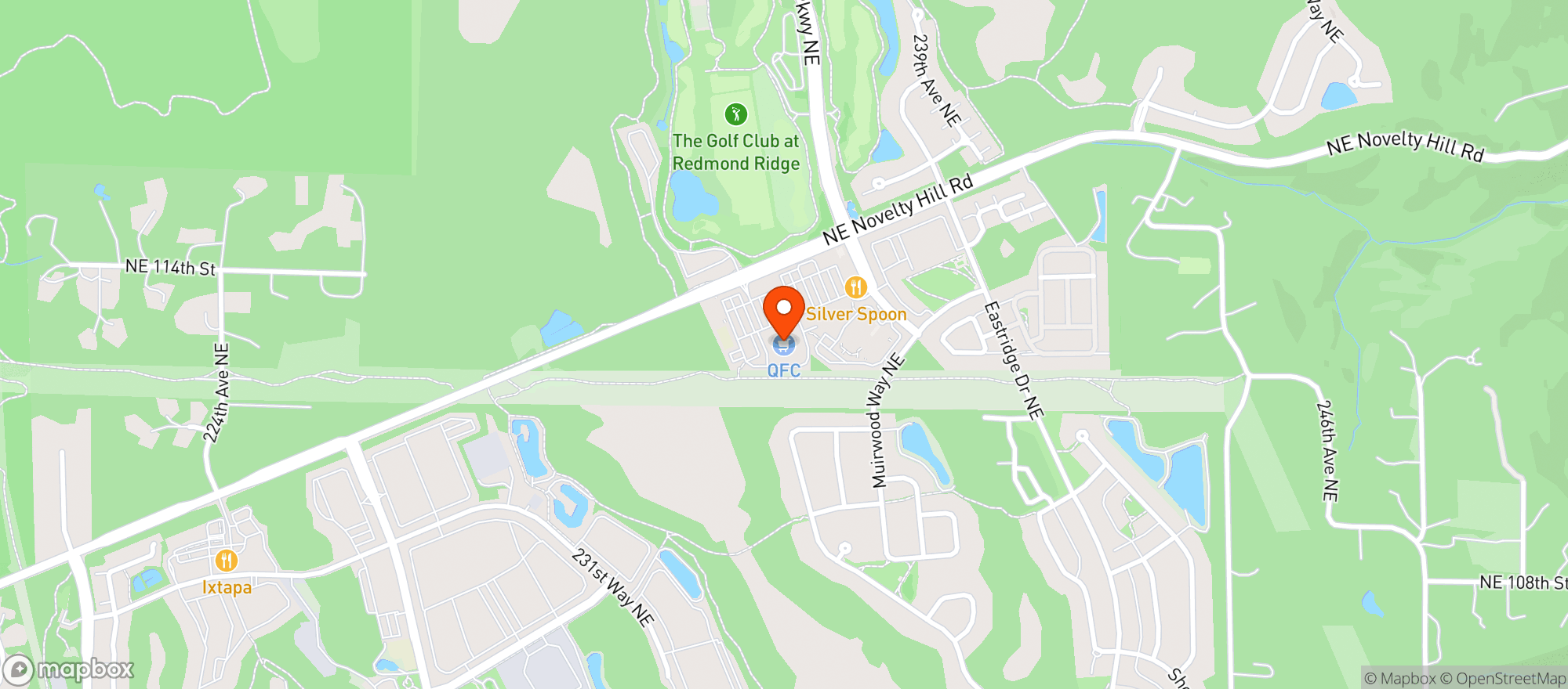 Map showing Qfc