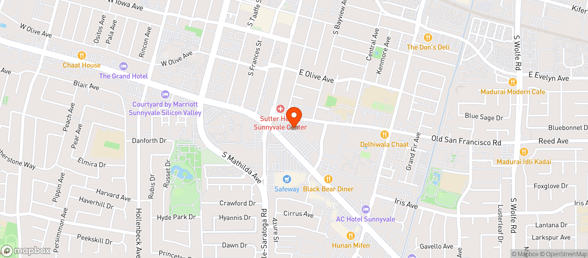Map showing Sprouts Farmers Market