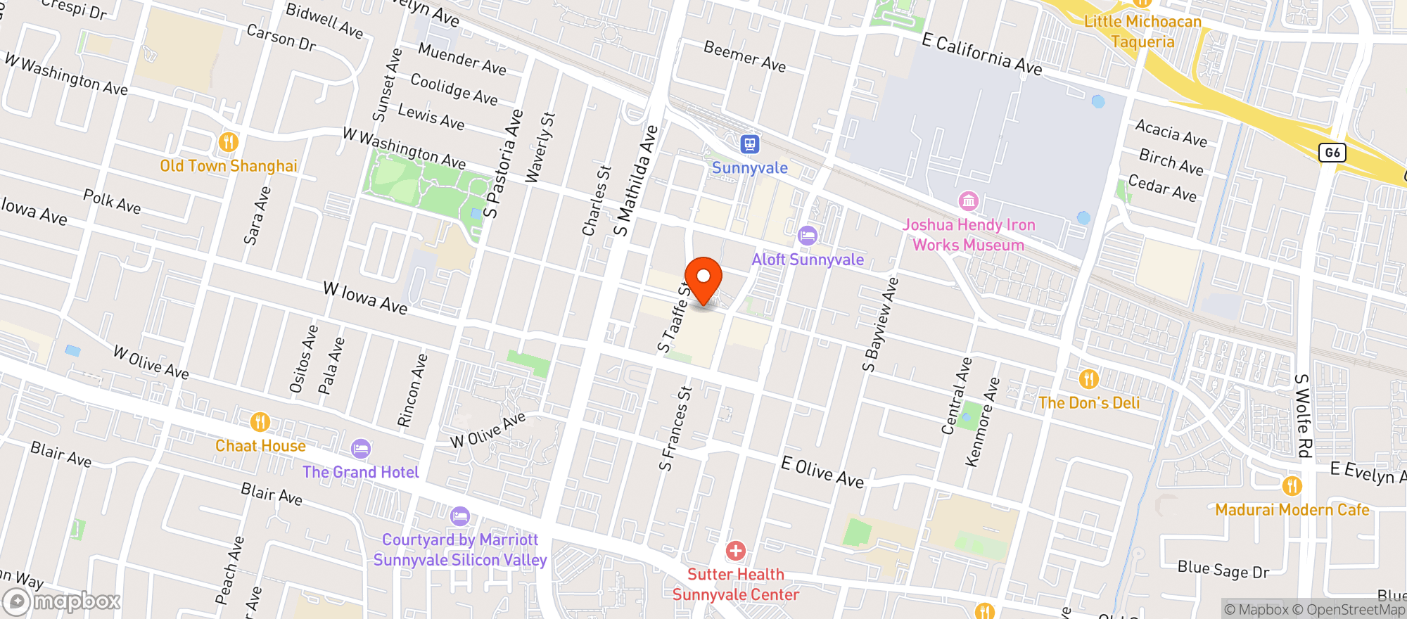 Map showing Target Store