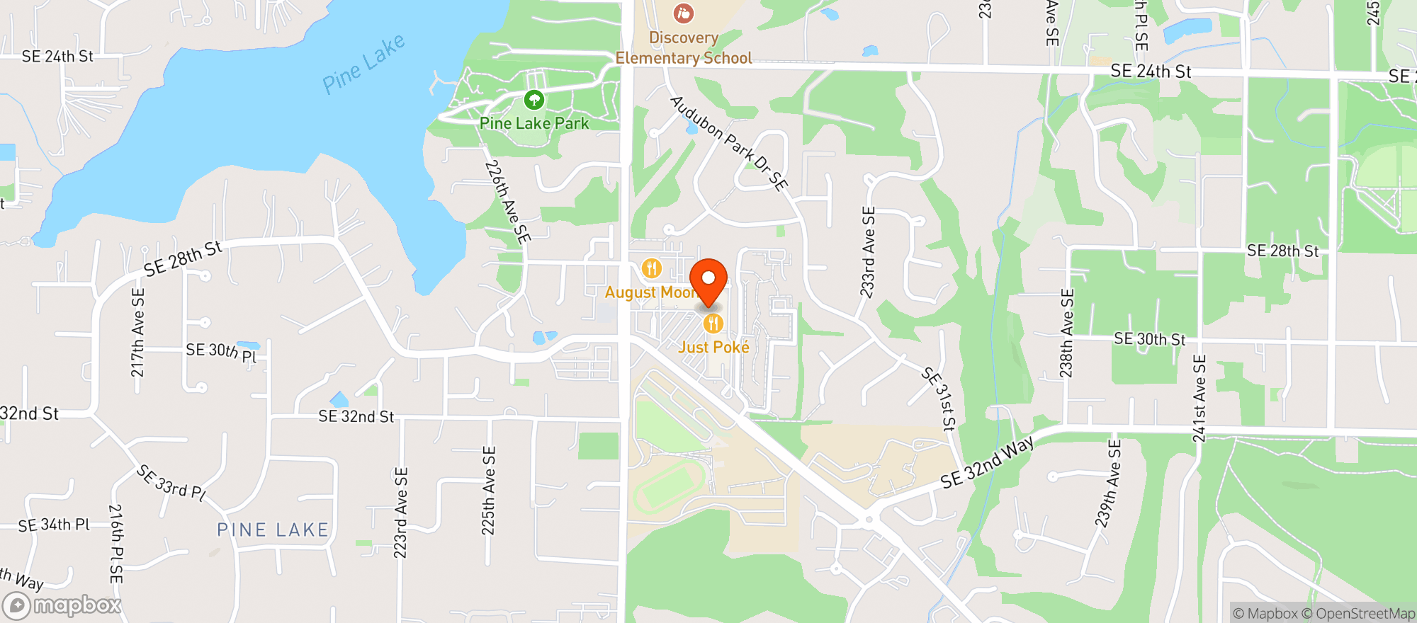 Map showing Qfc