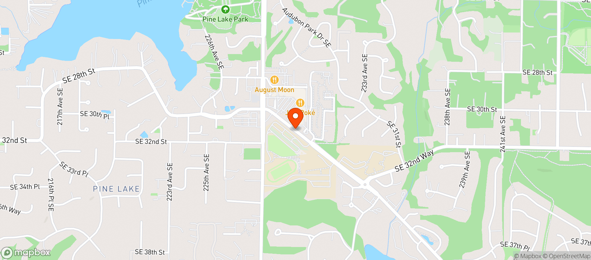 Map showing La Casita Restaurant
