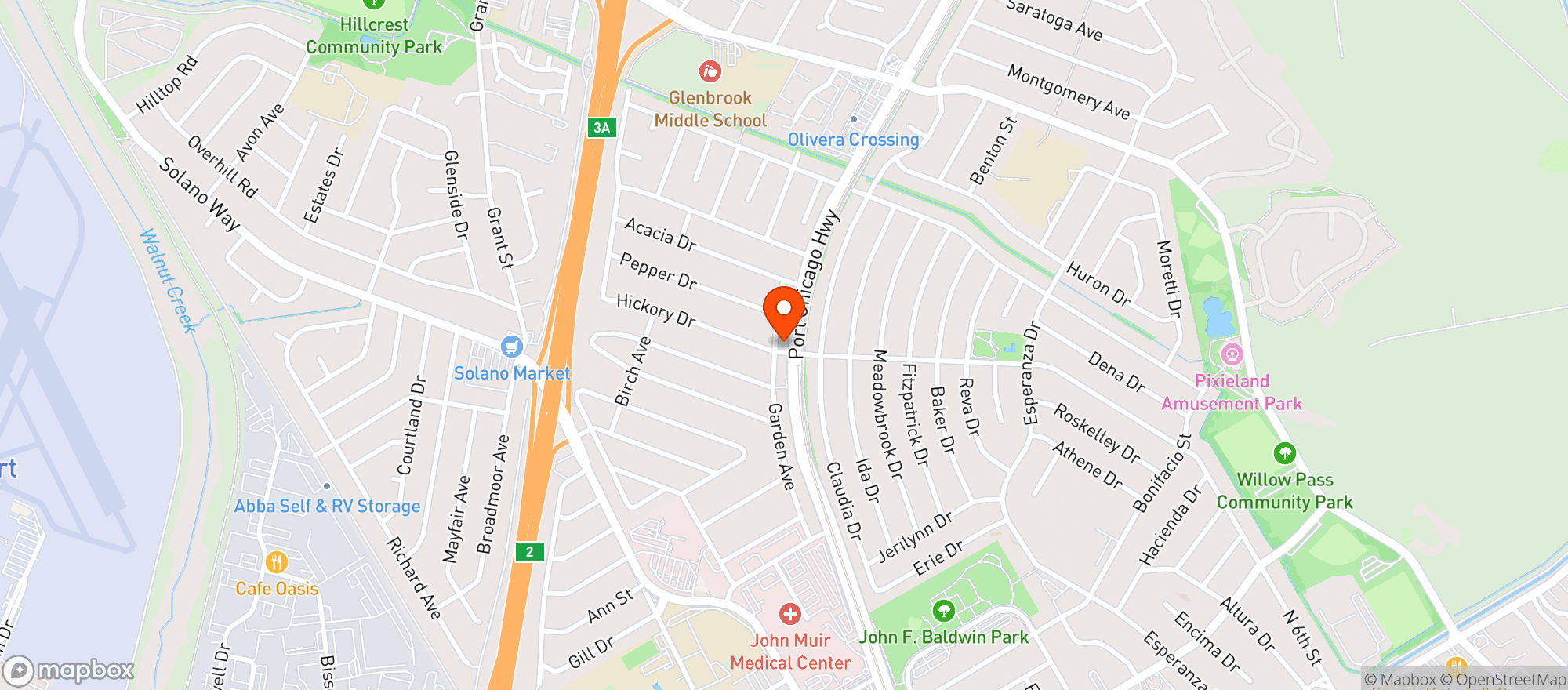 Map showing Dons Market
