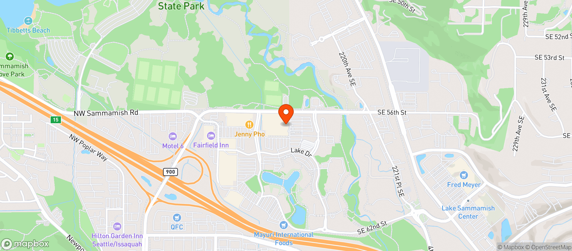 Map showing Costco 110