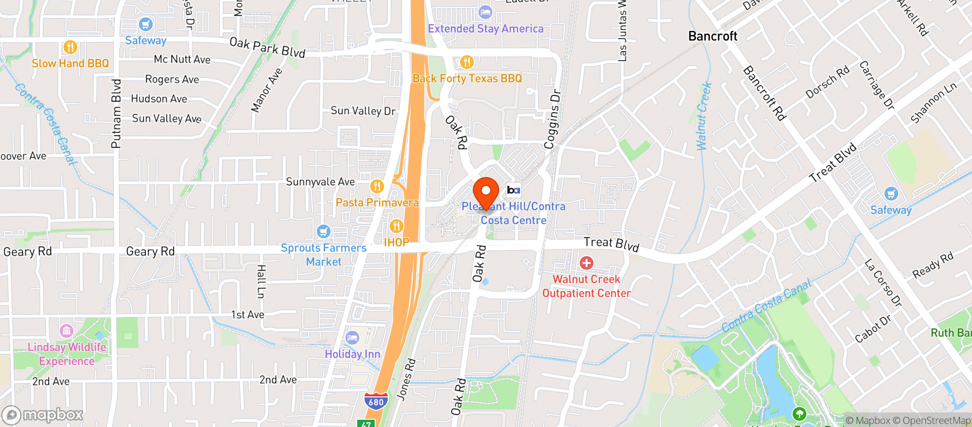 Map showing Headlands Brewing