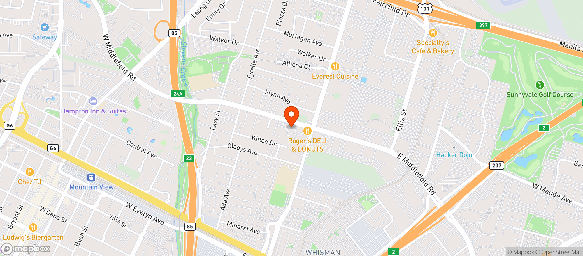 Map showing Giants Liquors