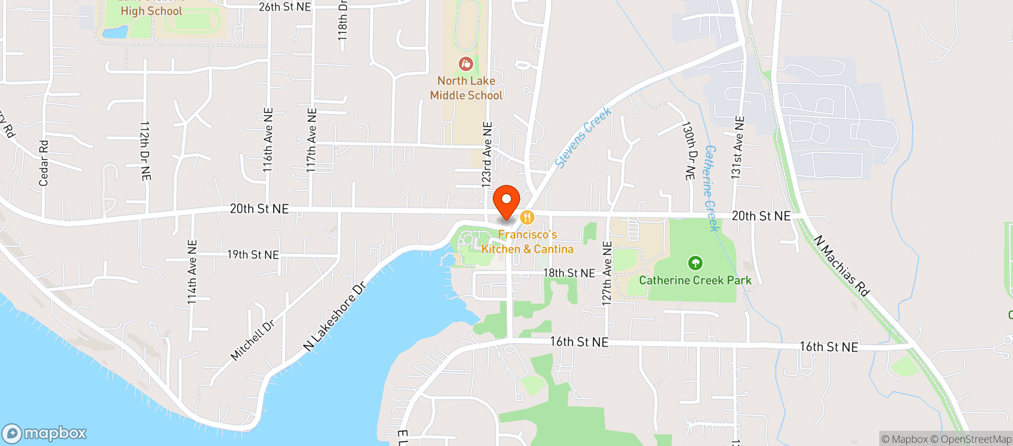 Map showing Lake Stevens Mini Mart