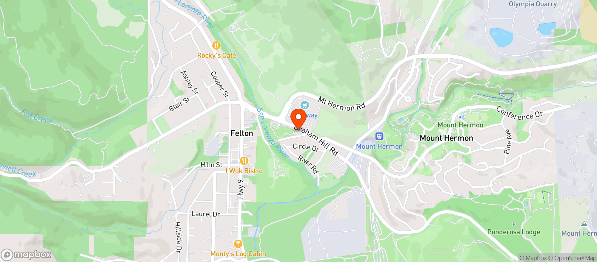 Map showing Valero Felton