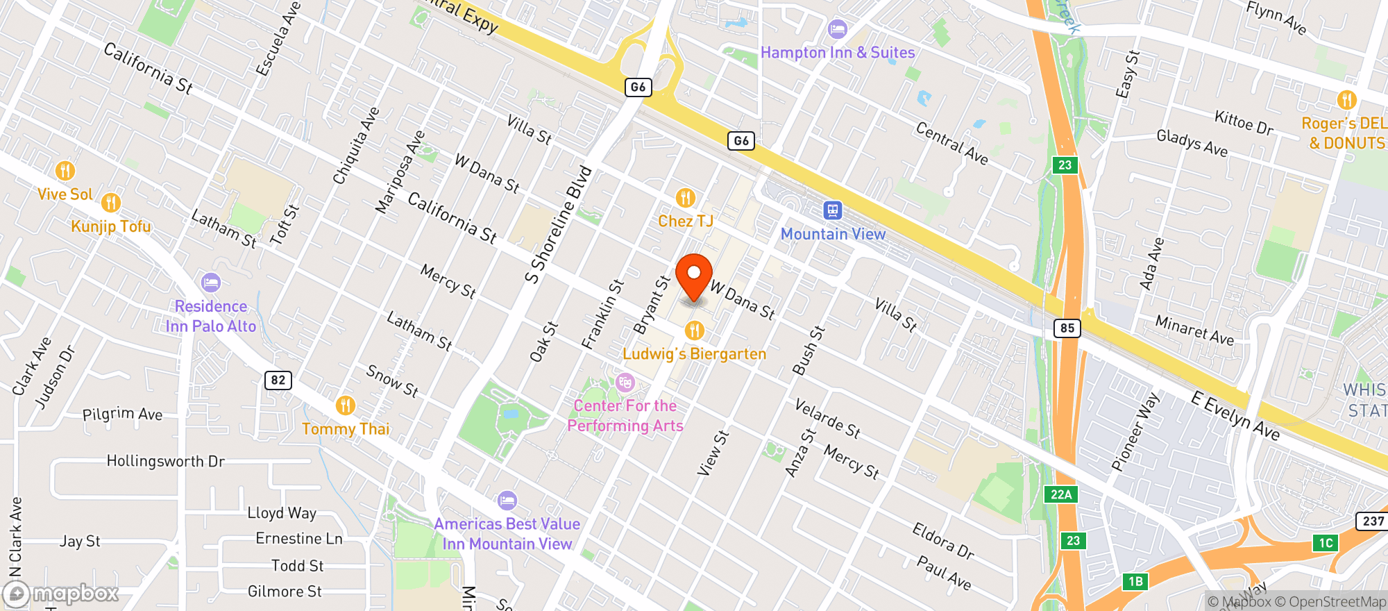 Map showing Crepevine