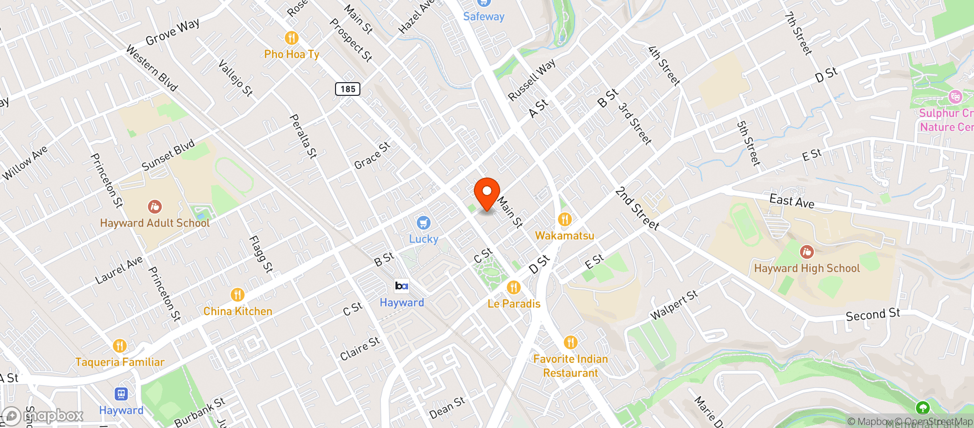 Map showing Fernandes Stein Lounge