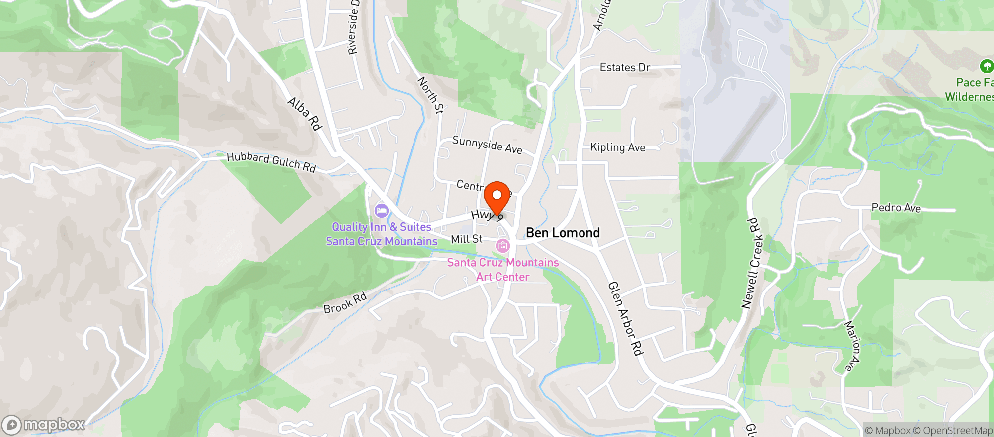 Map showing Ben Lomond Supermarket - Ben Lomond