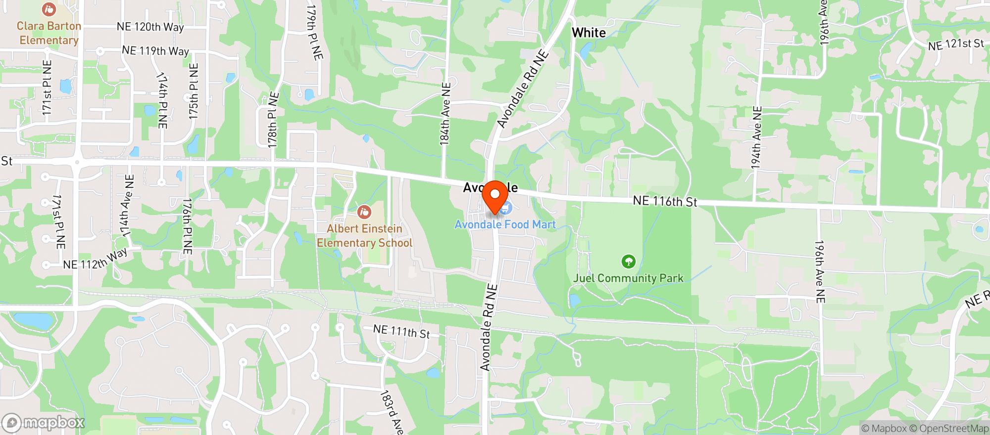 Map showing Eagles Lodge