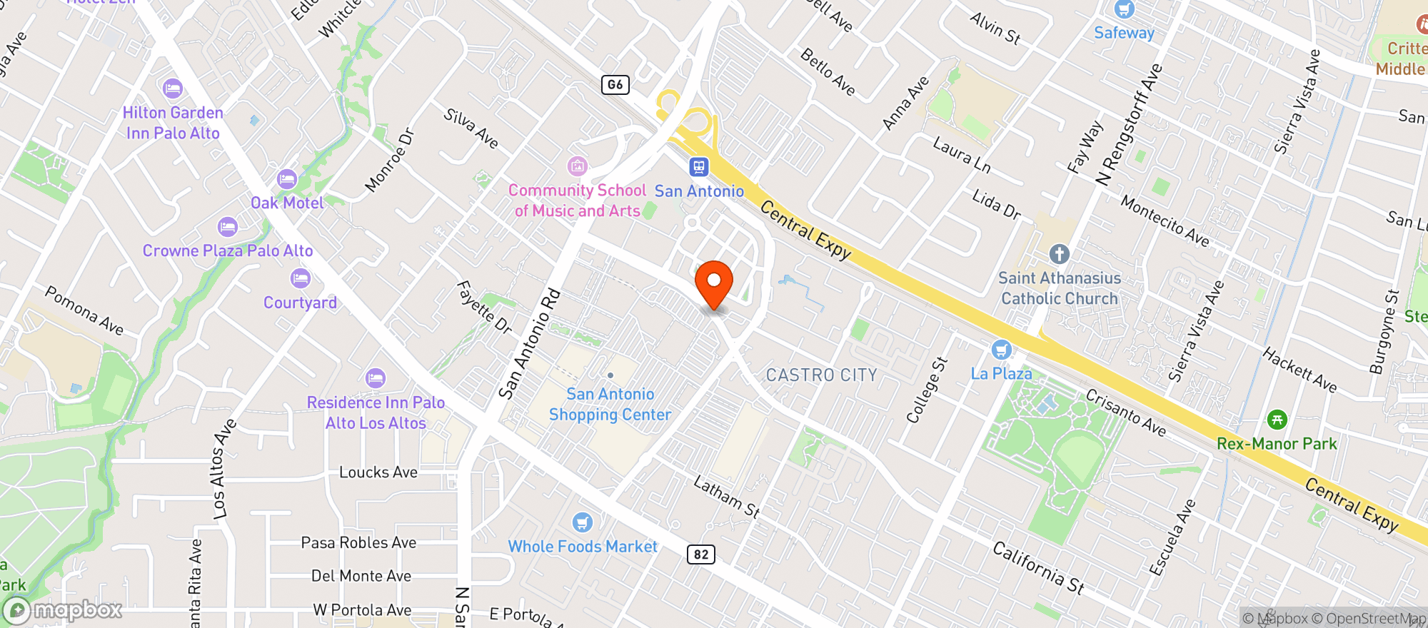 Map showing Joya Supermarket
