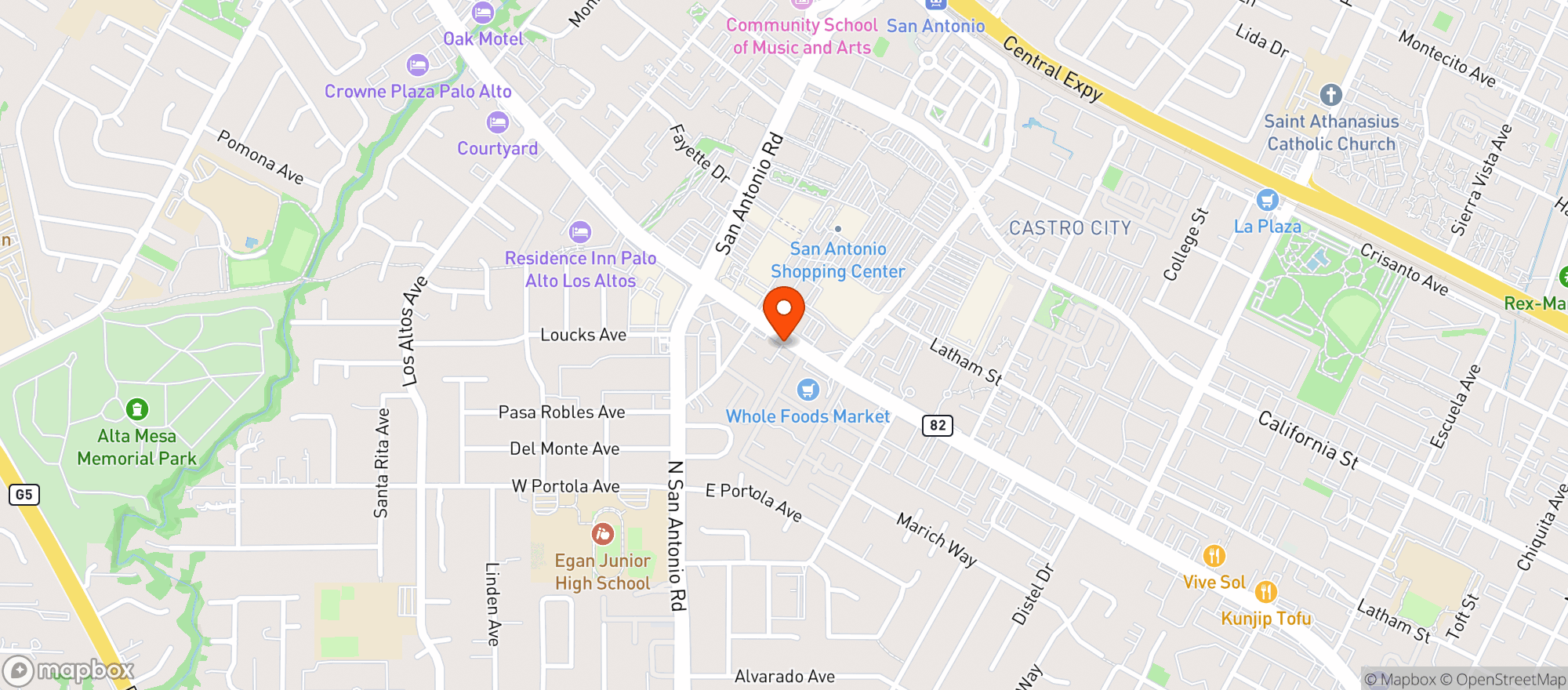 Map showing Bevmo!