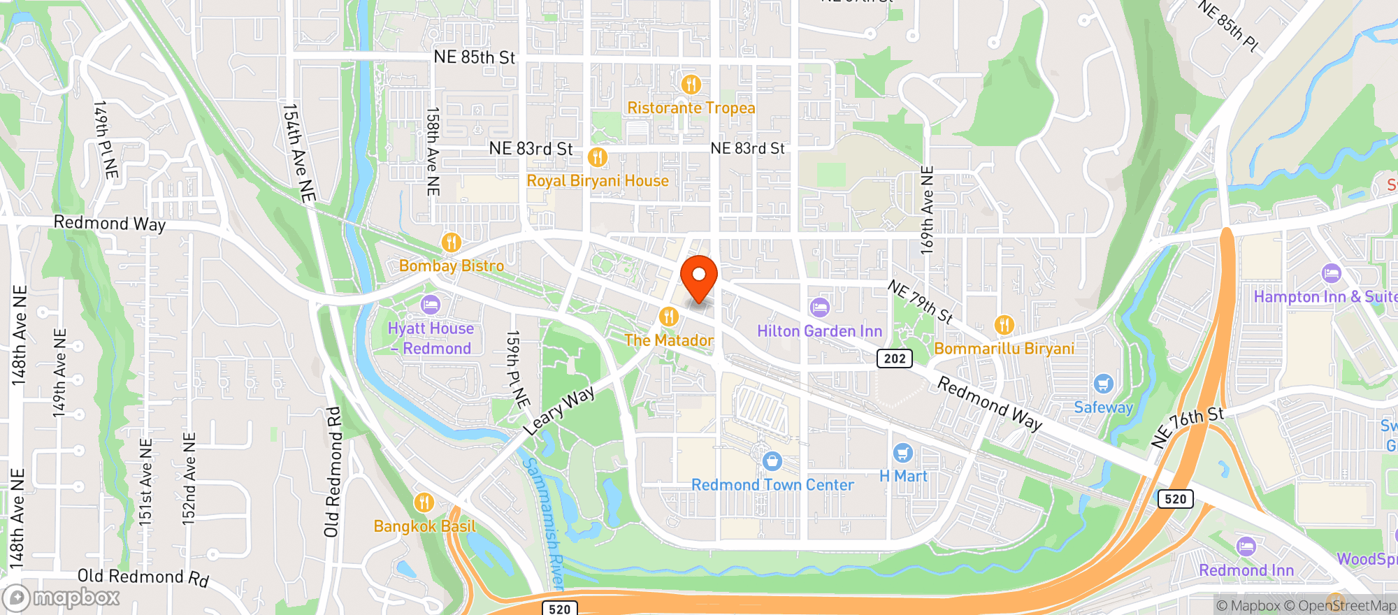 Map showing Prime Steakhouse