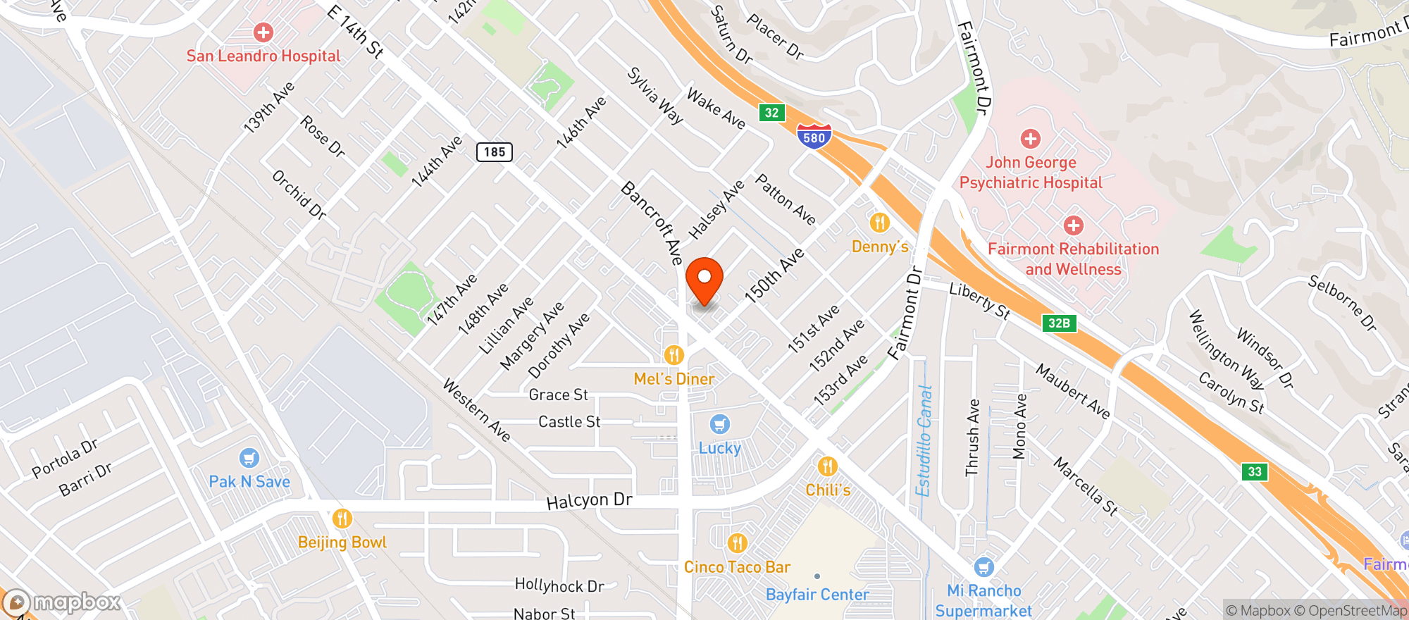 Map showing Harrys Hofbrau