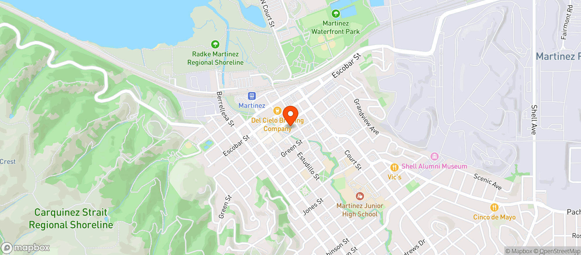 Map showing Brix&Craft