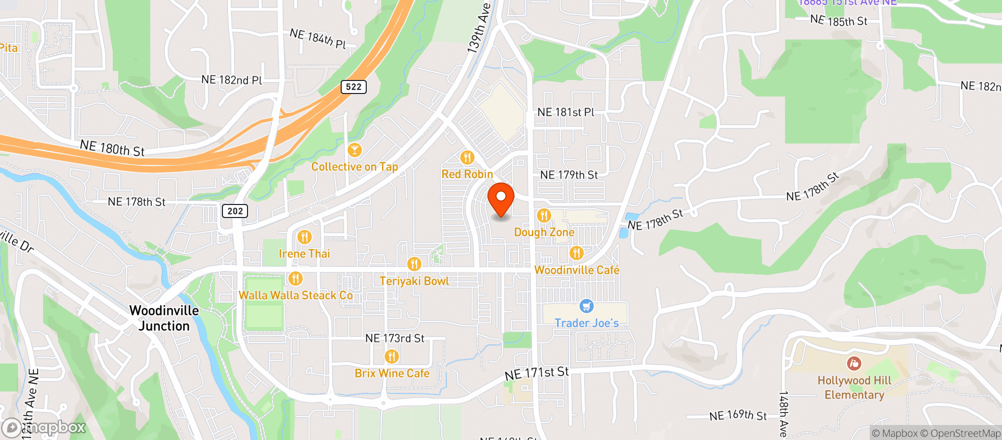 Map showing Haggen Food