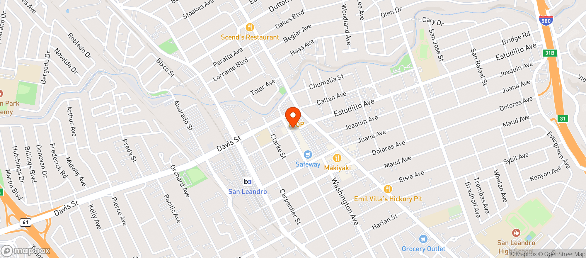 Map showing Gnc