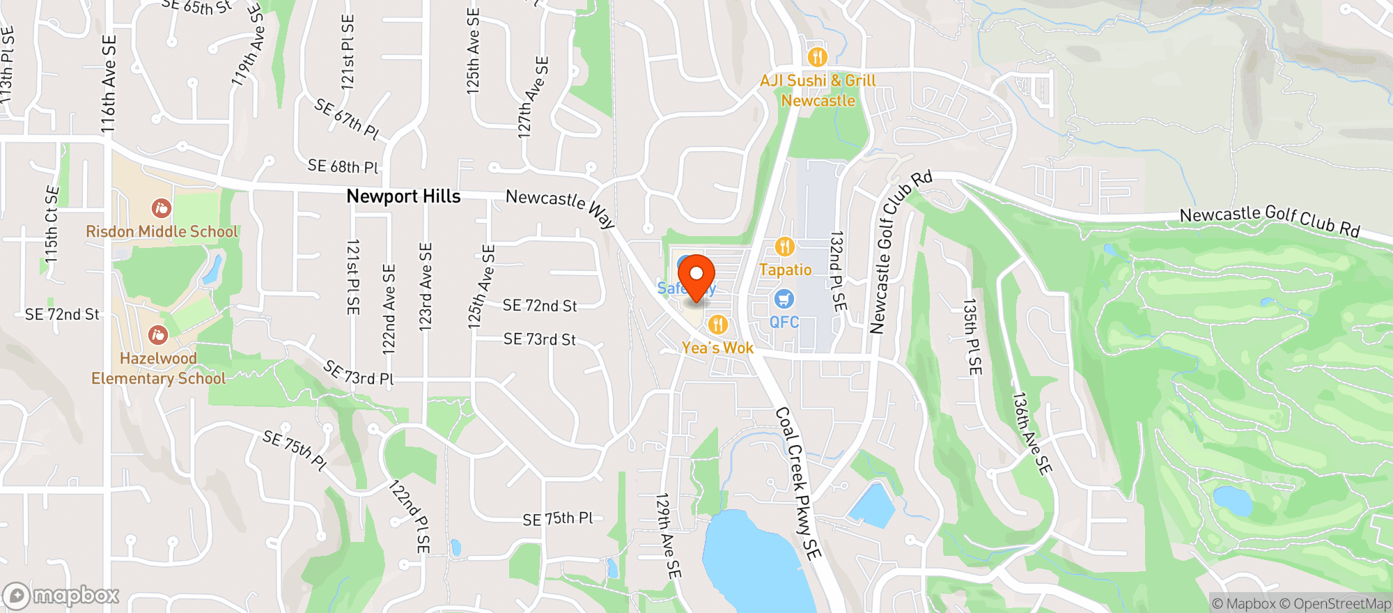 Map showing Gnc