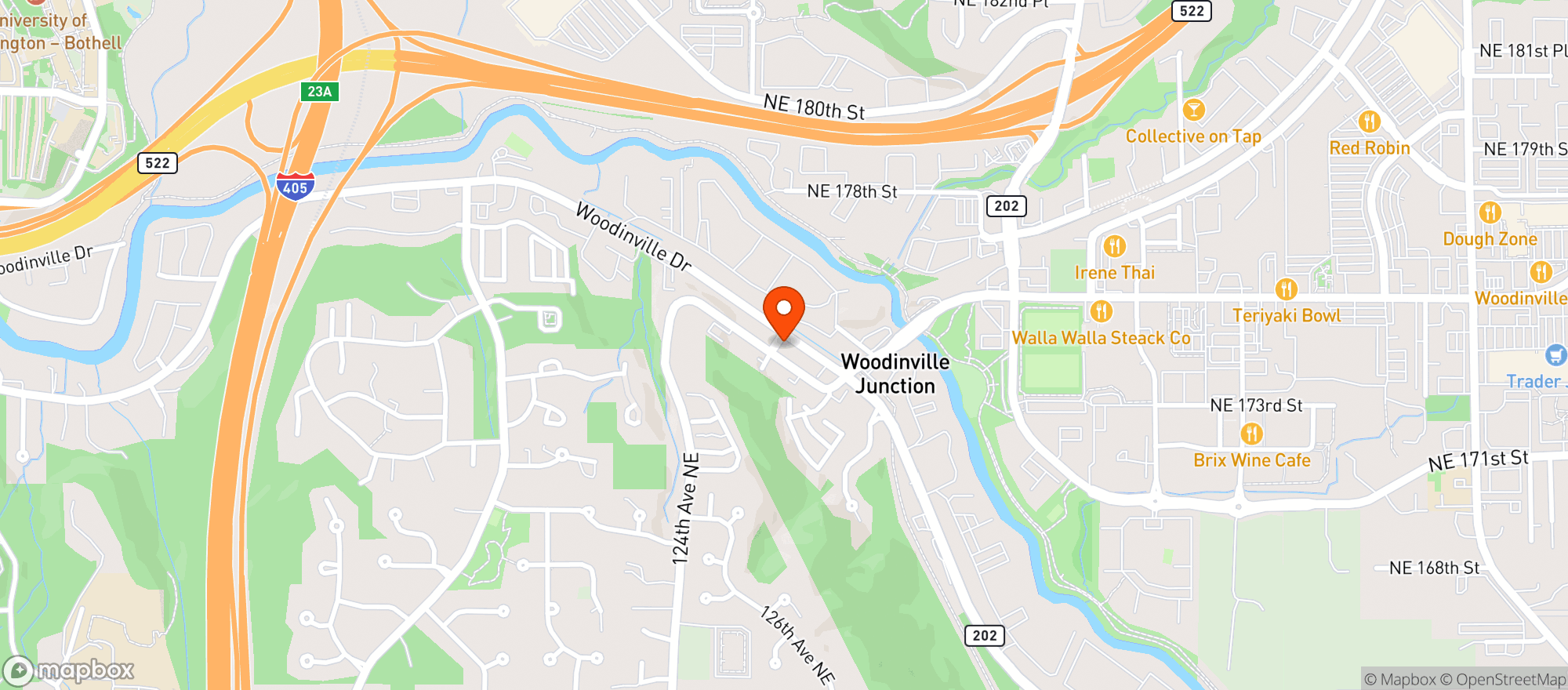 Map showing Champagne Avenue/Suite C's Vino