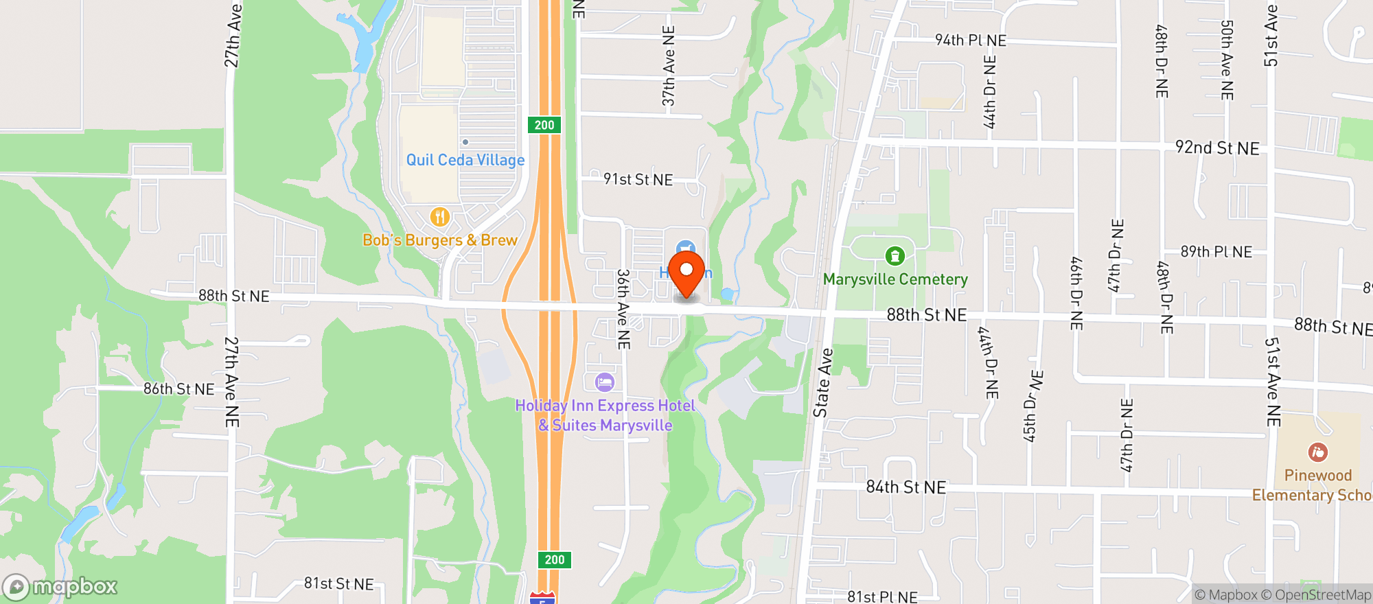 Map showing Haggen - 3604