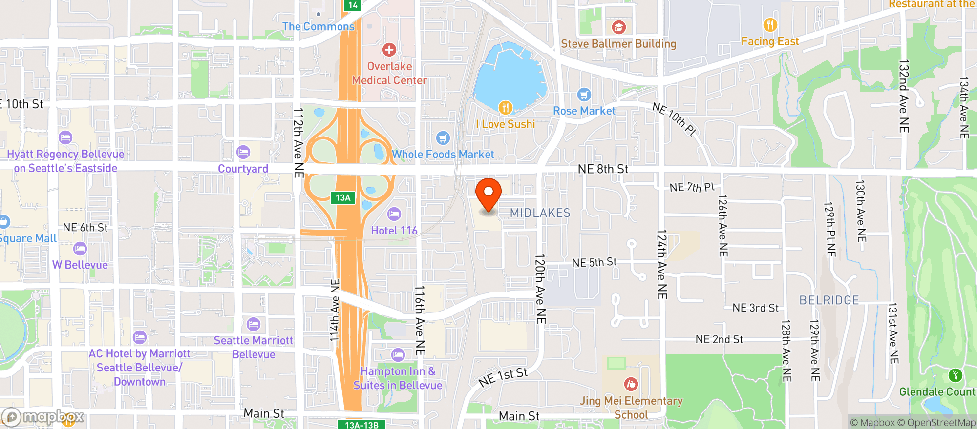 Map showing TOTAL WINE