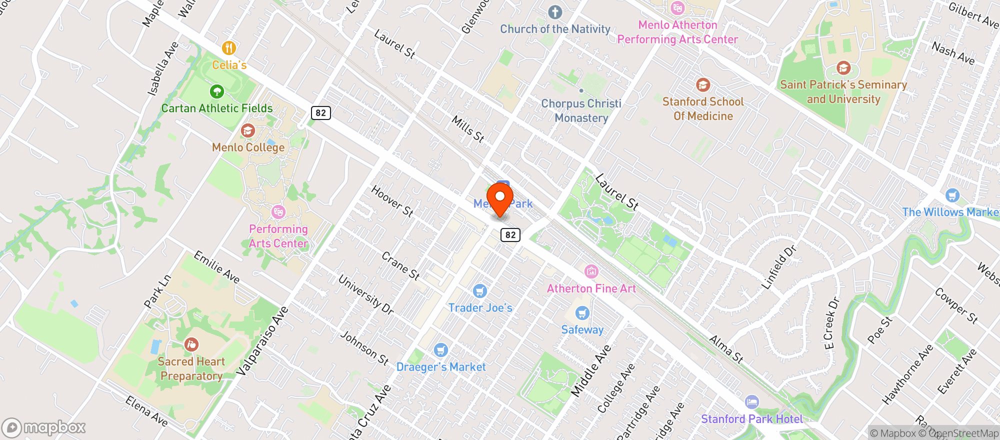 Map showing British Bankers Club