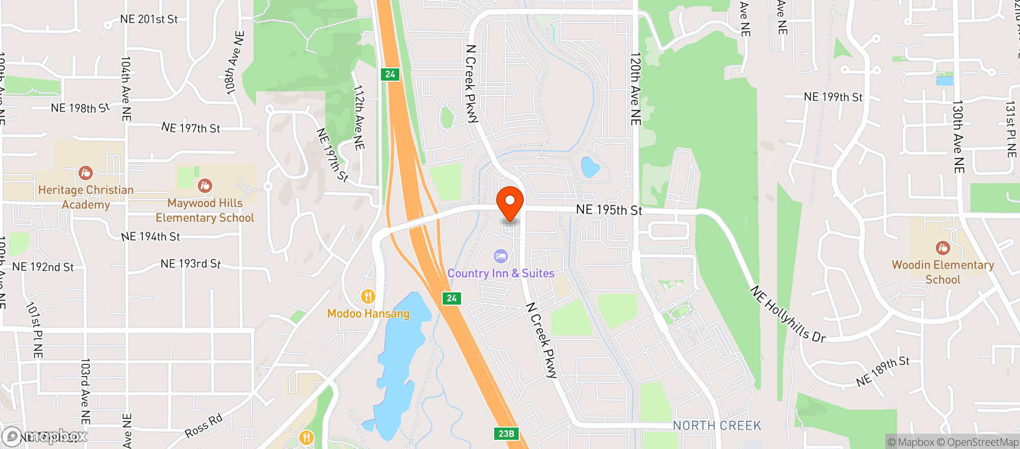 Map showing Chevron Food Mart