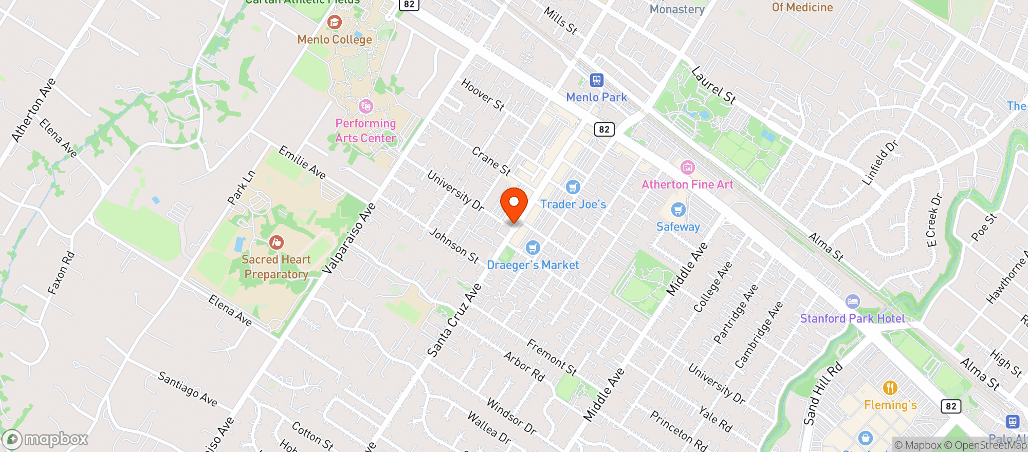 Map showing Camper (Menlo Park)