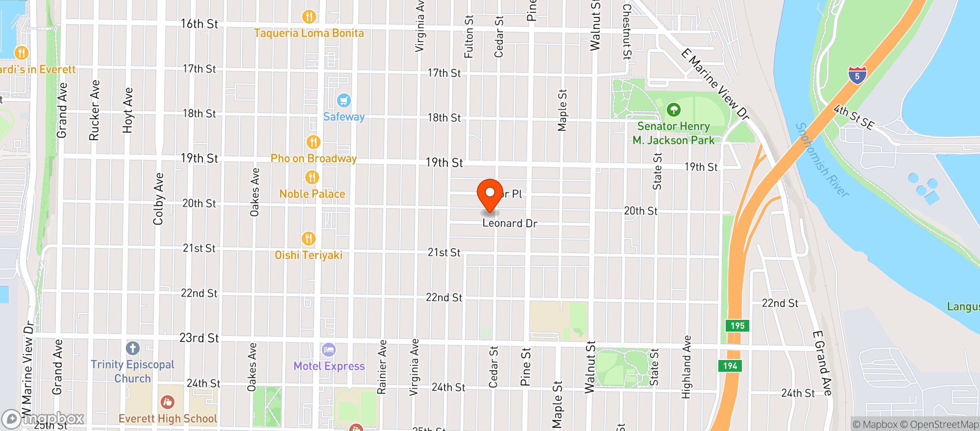 Map showing Shway