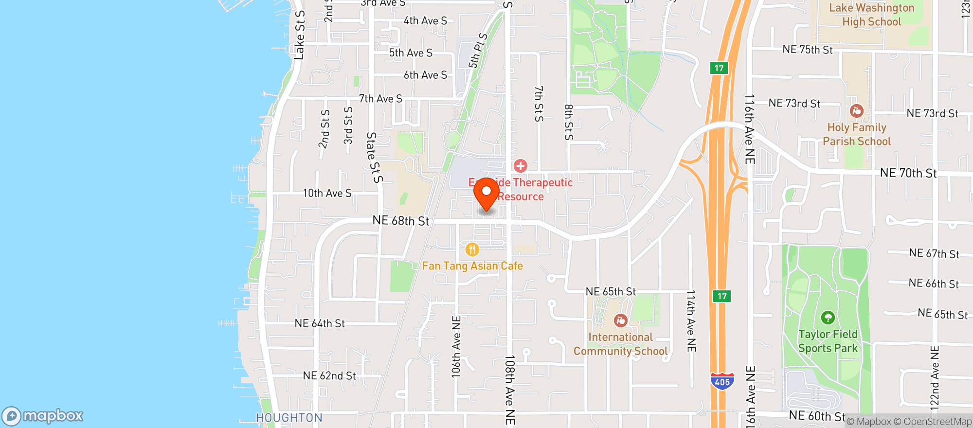 Map showing Pcc Community Markets