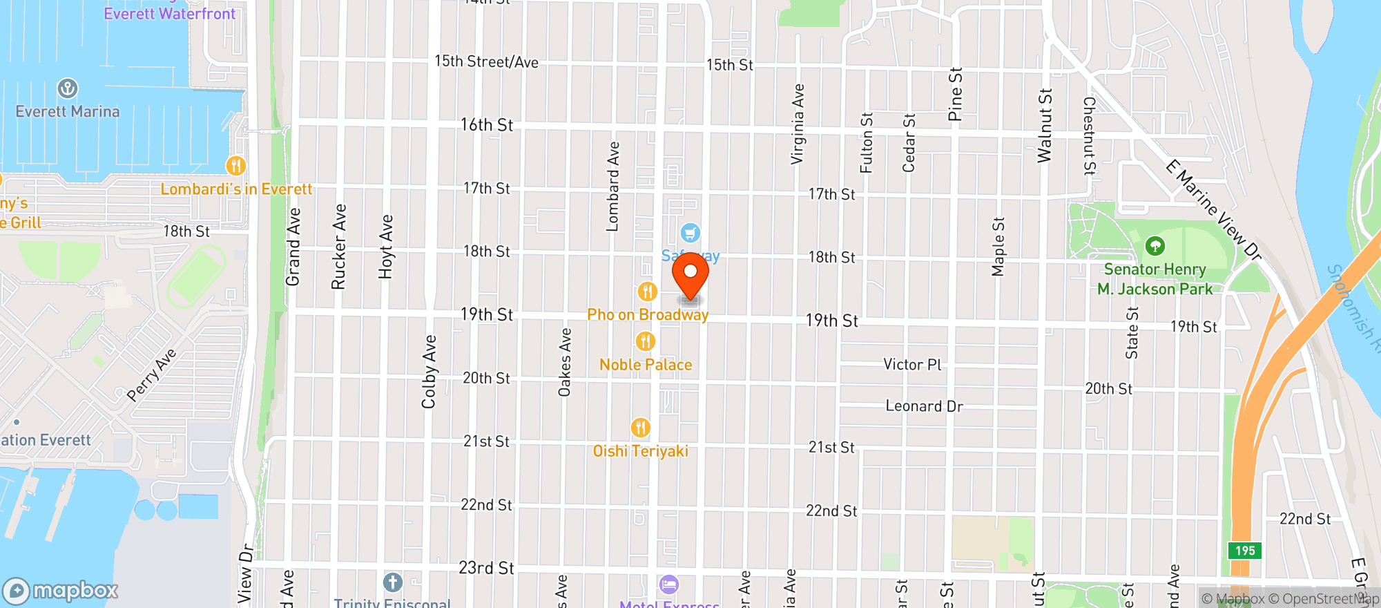 Map showing Bartell Drugstores #48