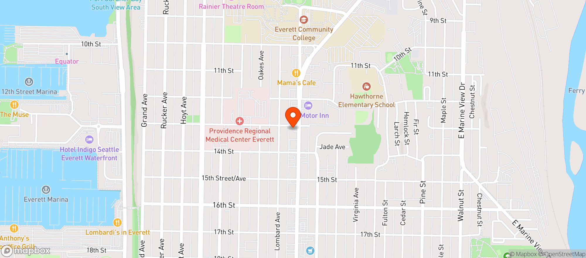 Map showing Bodega On Broadway