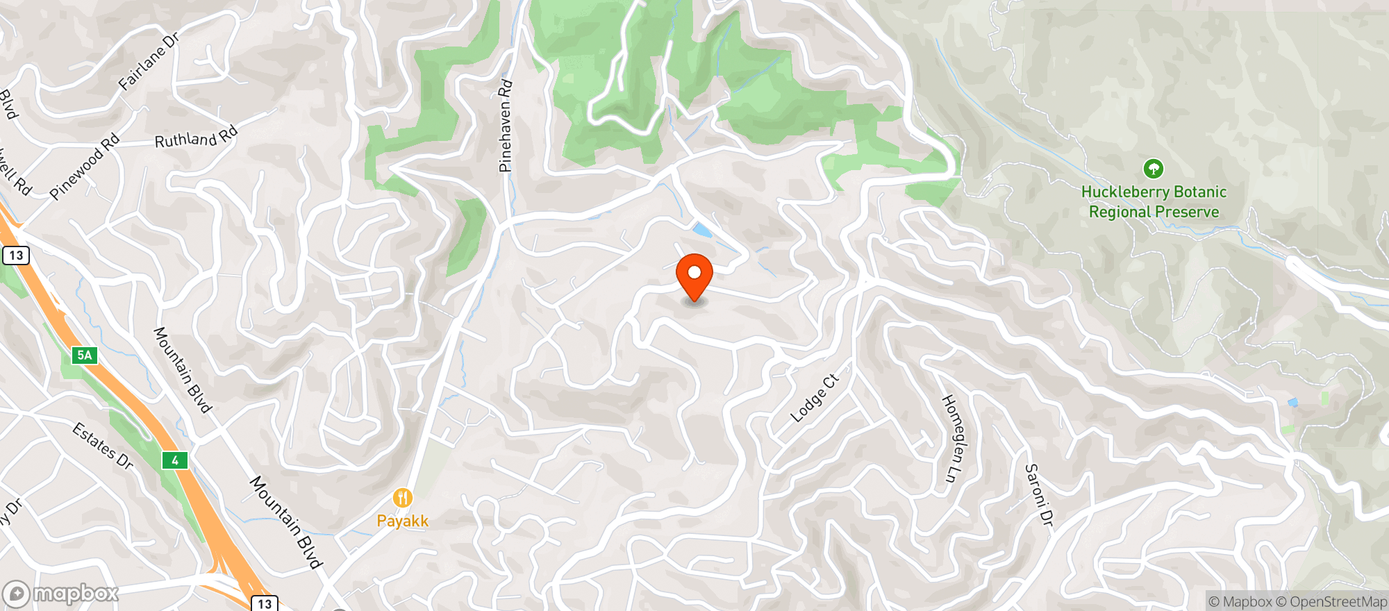 Map showing Lila Volkas Nutrition